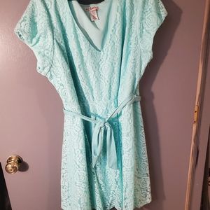 Bright mint dress